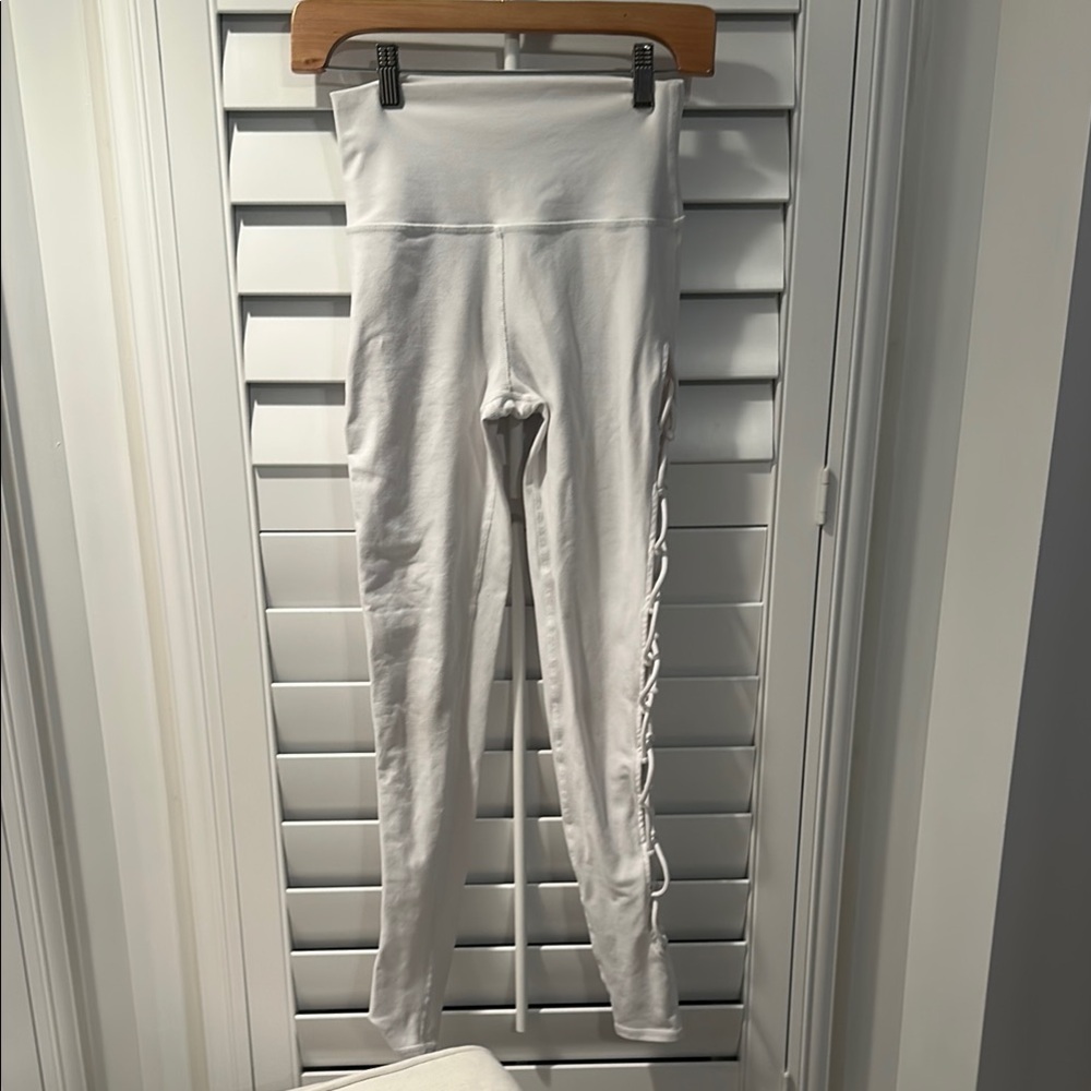 ALO Yoga White Seamless Leggings High-Waist